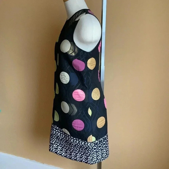 ANTHROPOLOGIE MAEVE Jacquard Cocktail Dress Size S - Picture 3 of 16